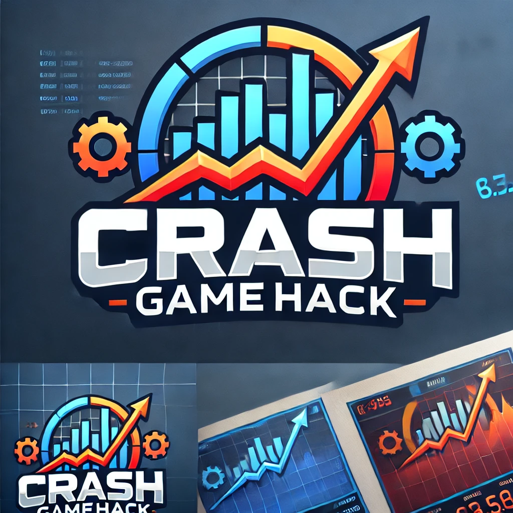 DALL·E 2024-10-09 20.48.28 - Design a simple yet professional logo for a gaming website called 'CrashGameHack' that incorporates visual elements inspired by the provided image. In